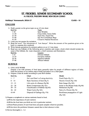 Kin list template - st froebel school edunext login