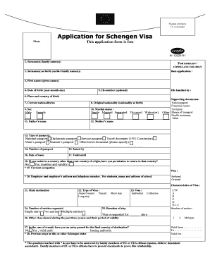 Application for Schengen Visa - bVisumlandb Berlin