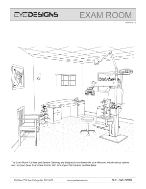 Fillable Online The Exam Room Furniture And General