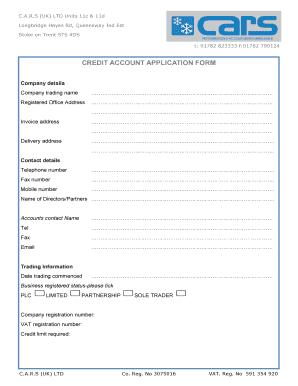 car credit application form edit fill out top online forms