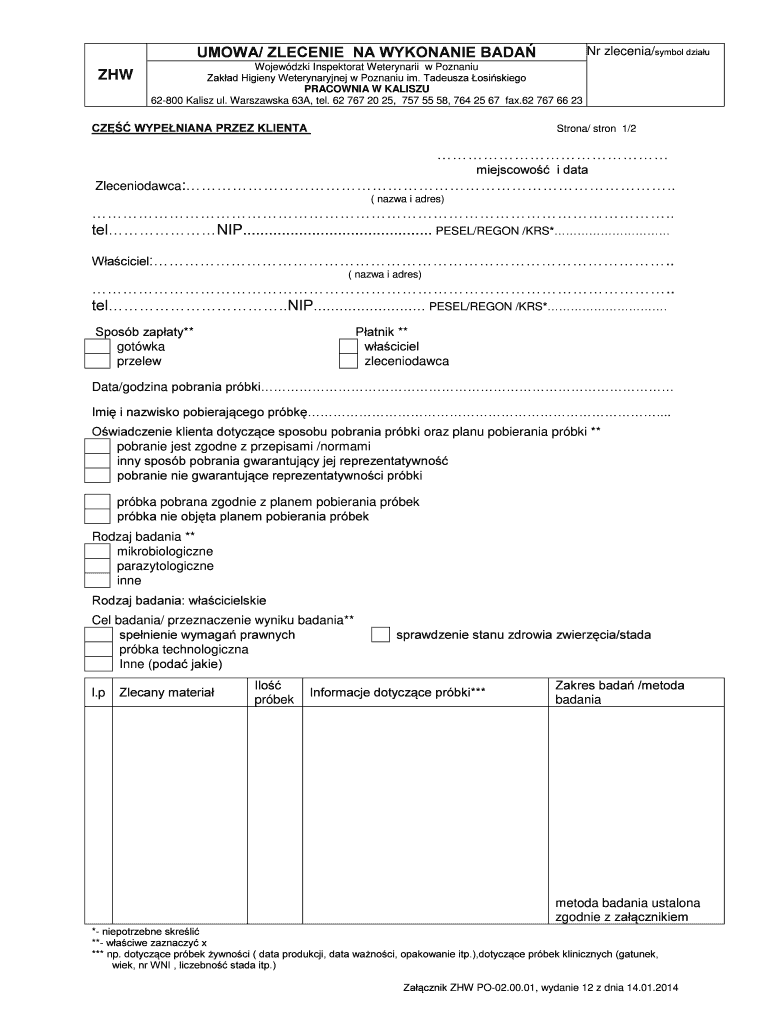 Fillable Online wiw poznan Pobierz plik pdf - Wojew dzki Inspektorat ...