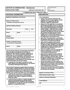 Project timeline templates excel - AIC - Residencies - Application Pkg - 2016 Jandoc