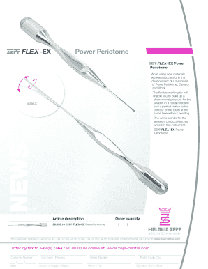 Flyer 26.690.10 FLEX-EX Power Periotomes - Zepf Dental
