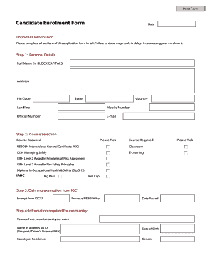 Form preview