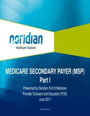 MEDICARE SECONDARY PAYER (MSP)