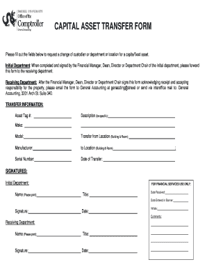 asset transfer form template edit fill print download top asset transfer form