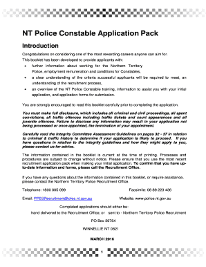 Stc calculator - NT Police Constable Application Pack - pfesntgovau - pfes nt gov