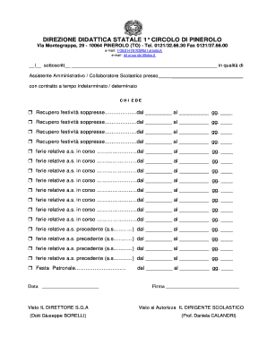 Direzione didattica statale 1 circolo di pinerolo - Primo Circolo ... - primocircolopinerolo