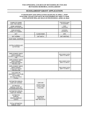 the episcopal church of bethesdabythesea bethesda memorial scholarship scholarship grant application - Memorial Scholarship Certificate Template the episcopal church of bethesdabythesea bethesda memorial scholarship scholarship grant application - Memorial Scholarship Certificate Template