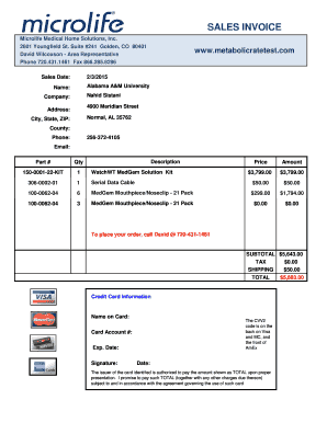 SALES INVOICE - bmetabolicratetestbbcomb