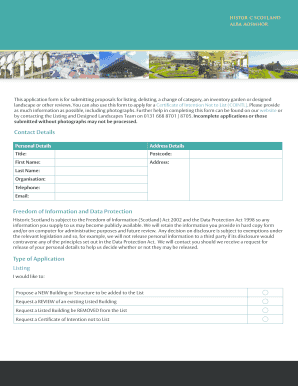 Commercial invoice example - Our listing application bformb - Historic Environment Scotland - historicenvironment