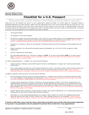 Passport signature example - Passport CORRECT OR CHANGE IN FORMATION IN Y OUR PASSPORT (NAME CHANGE OR TYP O ERROR) OR REPLACE YOUR LIMI TED PASSPORT (FOR PASSPORTS ISSUE D OVER A YEAR AGO) Please print out this checklist and bring it to your appointment, signed and -