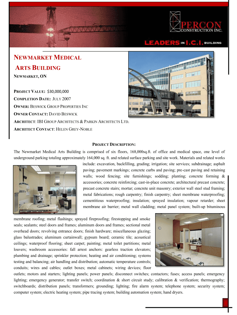 Fillable Online NEWMARKET MEDICAL Fax Email Print pdfFiller