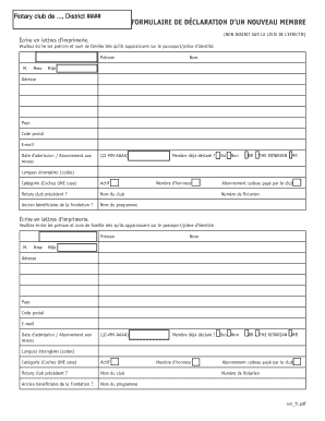 Advance payment guarantee sample - Formulaire de d claration d'un nouveau membre - Rotary Club ... - rotary-thonon-leman