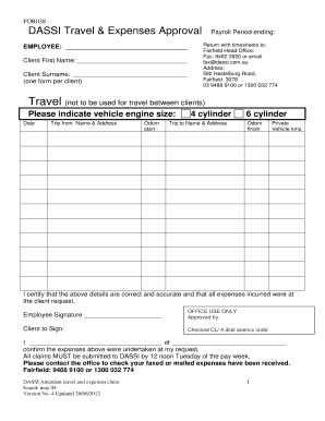 fillable online dassi employees timesheet fax email print pdffiller