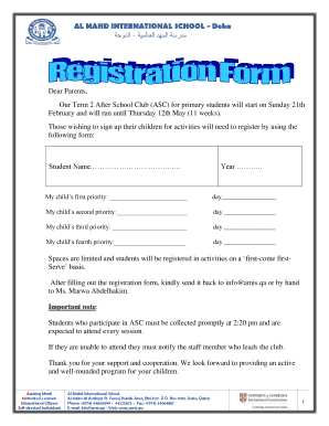 Al Mahd International School Proposal Template Fill Online Preview Of Sample