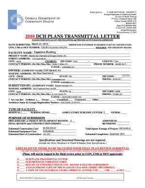 2) DCH PROGRAM NARRATIVE FORM