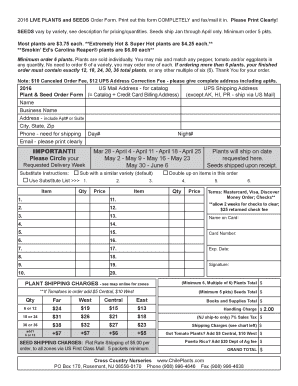 Fillable Online View Print Order Form In Pdf Format Cross Country Fill Online