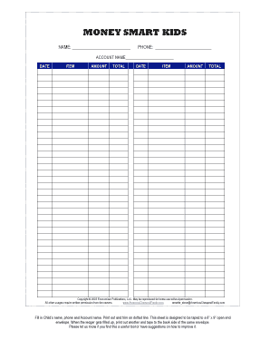 Vacation survey questions - MoneySmart Kids Envelope Ledger .pdf - MoneySmart Family