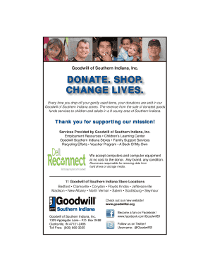 Goodwillaz coupon - Goodwill of Southern Indiana Inc DDONATE SHOPONATE - goodwillsi