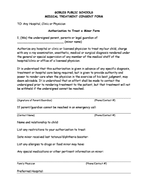Medical treatment form pdf - Medical Treatment Consent Form - TEAM bGOBLESb - gobles