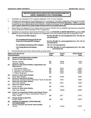 INSTRUCTIONS FOR FILLING bINb THE APPLICATION FORM FOR - enapc ac