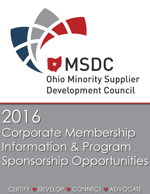 Corporate Membership Information amp Program Sponsorship - ohiomsdc