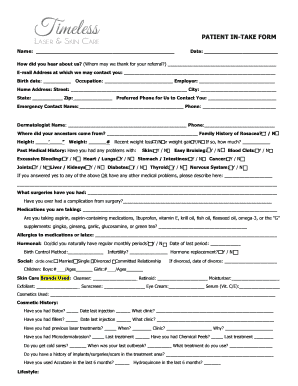 Patient Intake Form