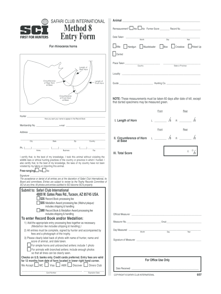 Fillable Online 109144 Measuring Forms Fax Email Print pdfFiller