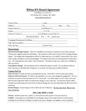 printable rv camping departure checklist edit fill out download