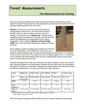 Fillable Online Forest Measurements - bkeystoneheightsffabbcomb Fax ...