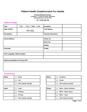 Patient Health Questionnaire For Adults - orchard-medical co