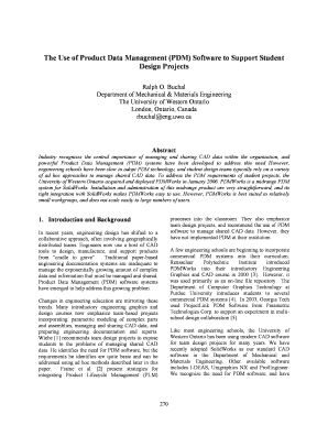 Bill of materials template - The Use of Product Data Management PDM Software to Support Student Design Projects - ojs library queensu