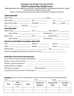 Form preview