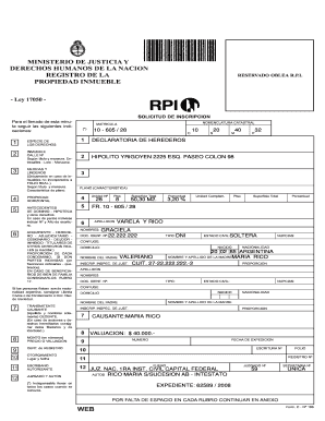 Fillable Online dnrpi jus gov Modelo minuta declaratoria de herederos -  bdnrpibbjusbbgovbbarb - dnrpi jus gov Fax Email Print - pdfFiller