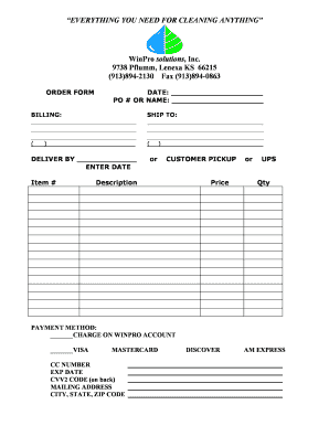Fillable Online WEBSITE ORDER FORMdoc Fax Email Print - pdfFiller