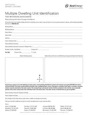 Multiple Dwelling Unit Identification - Xcel Energy