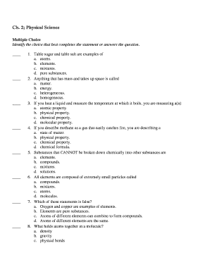 Fillable Online 8th Grade; Ch 2 Practice Test Fax Email Print - pdfFiller