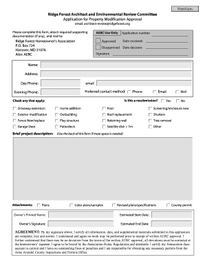 855r form - Ridge Forest Architecture and Environmental Review ... - ridgeforest