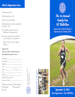 St Doms 5K Brochure - St. Dominic High School - hs stdoms