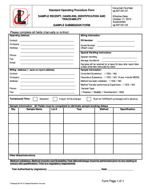 qa 007 001 01 (Sample Submission Form).doc