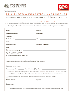 6 Version franaise PRIX PHOTO - bFondationb bYvesb bRocherb