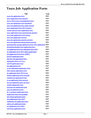 Tesco Job Application Form. tesco job application form - boxscape