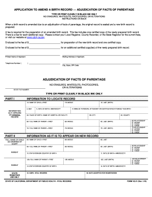 ADJUDICATION OF FACTS OF PARENTAGE. VS 21