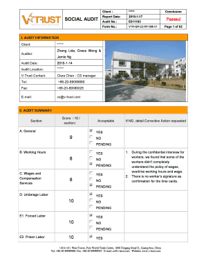 Audit response letter example - factory audit report sample