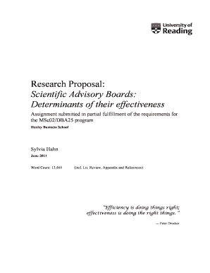 Research Proposal Scientific Advisory Boards - wordify-sy