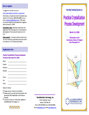 How to register To register on the web, visit us at Two ...