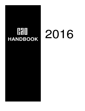 cao handbook 2023