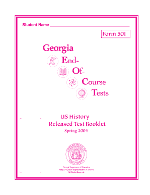 US History End-of-Course Test