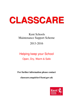 Corporate Property Classcare: Complete 2006/07 Brochure. Kent Police Personal Details Declaration form